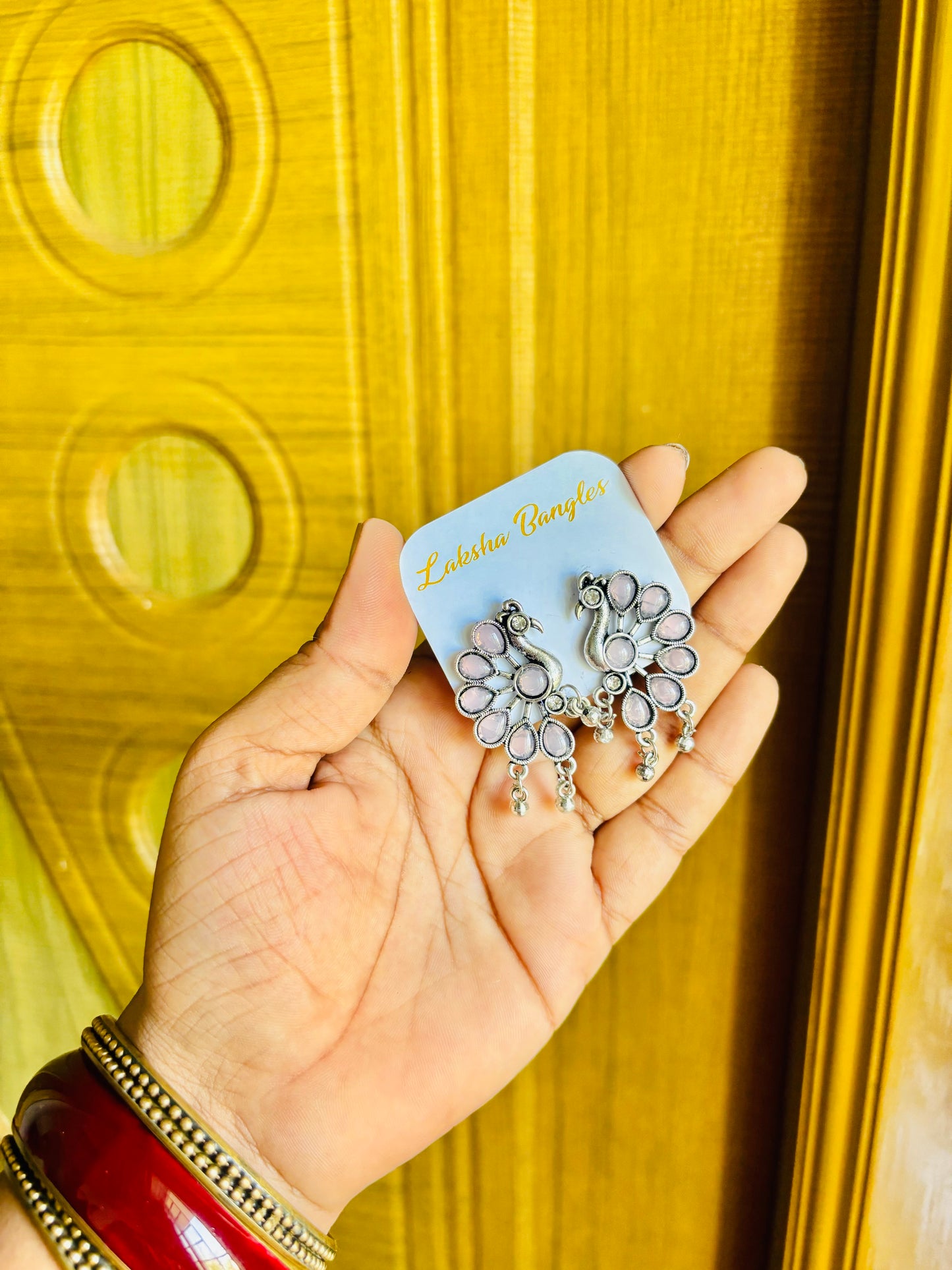 Silver Mayura earrings🦚💎