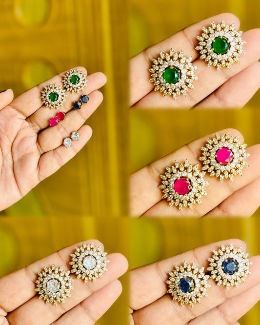 Madhuri 4 in 1 stud set🎀