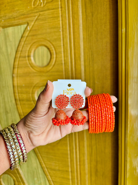 Orange flower combo