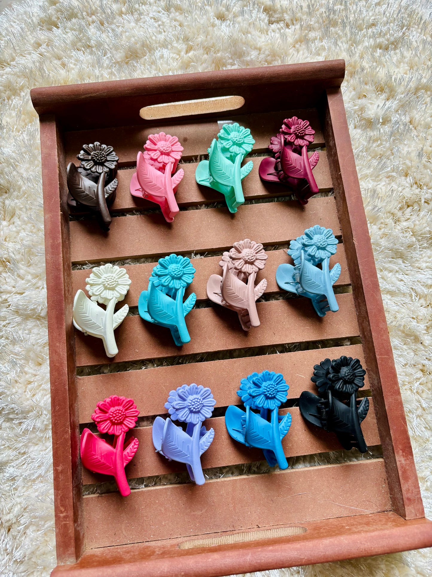 Medium flower clip🎀