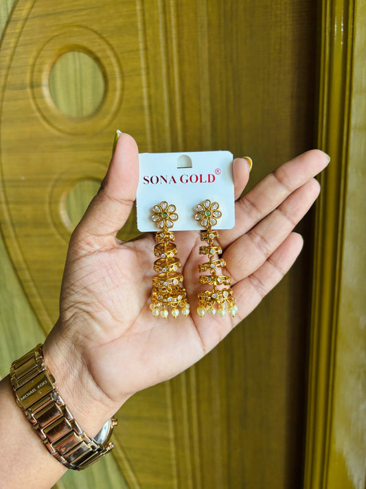 Dancing jhumkas