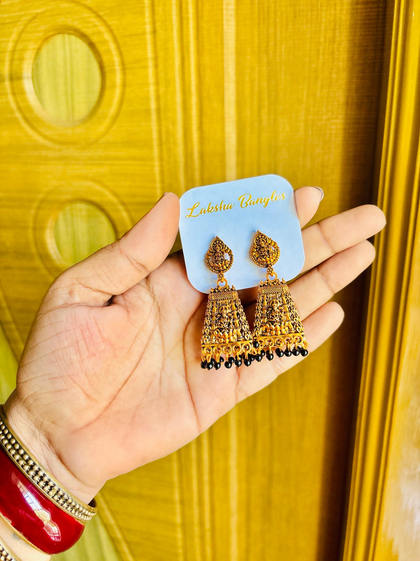 Gopuram jhumkas⚡️