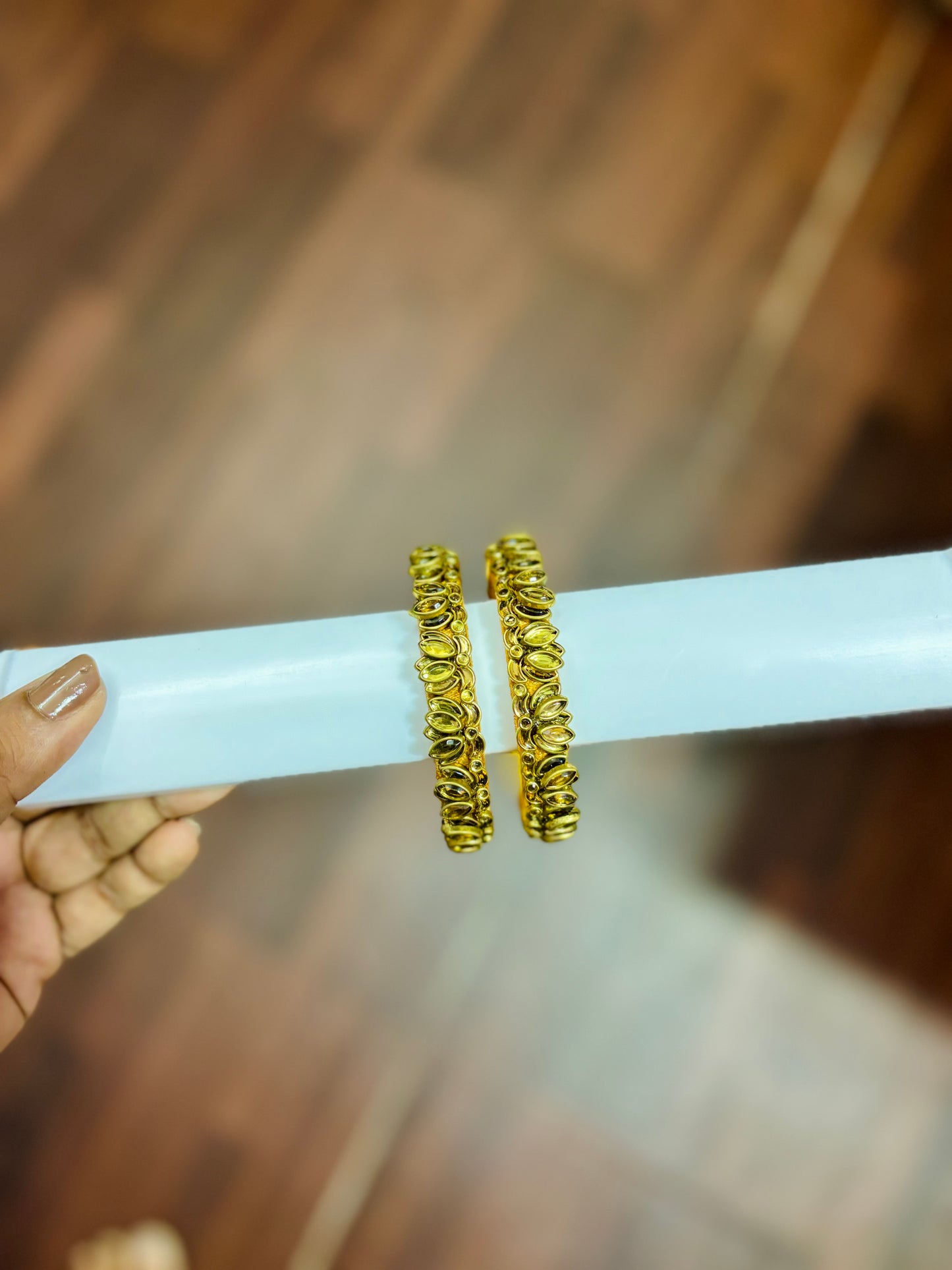 3D lotus bangles
