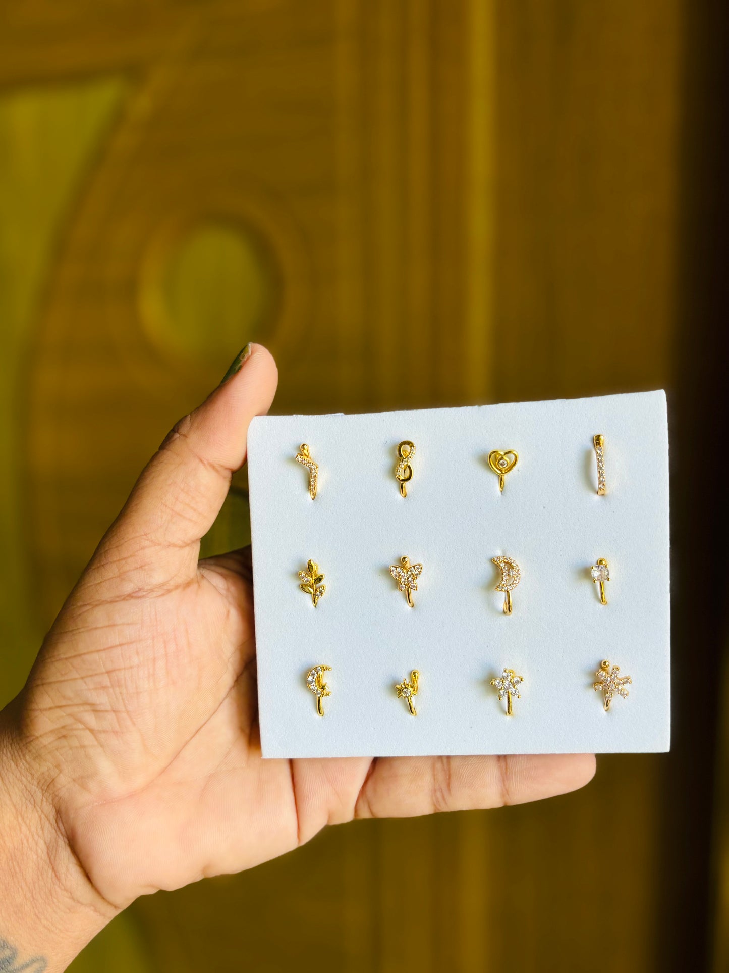 Premium press on nose pins🎀