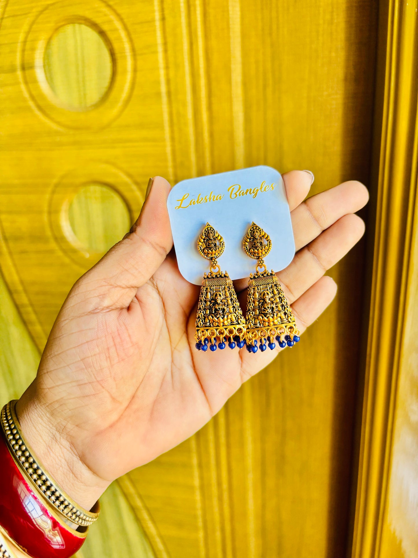Gopuram jhumkas⚡️