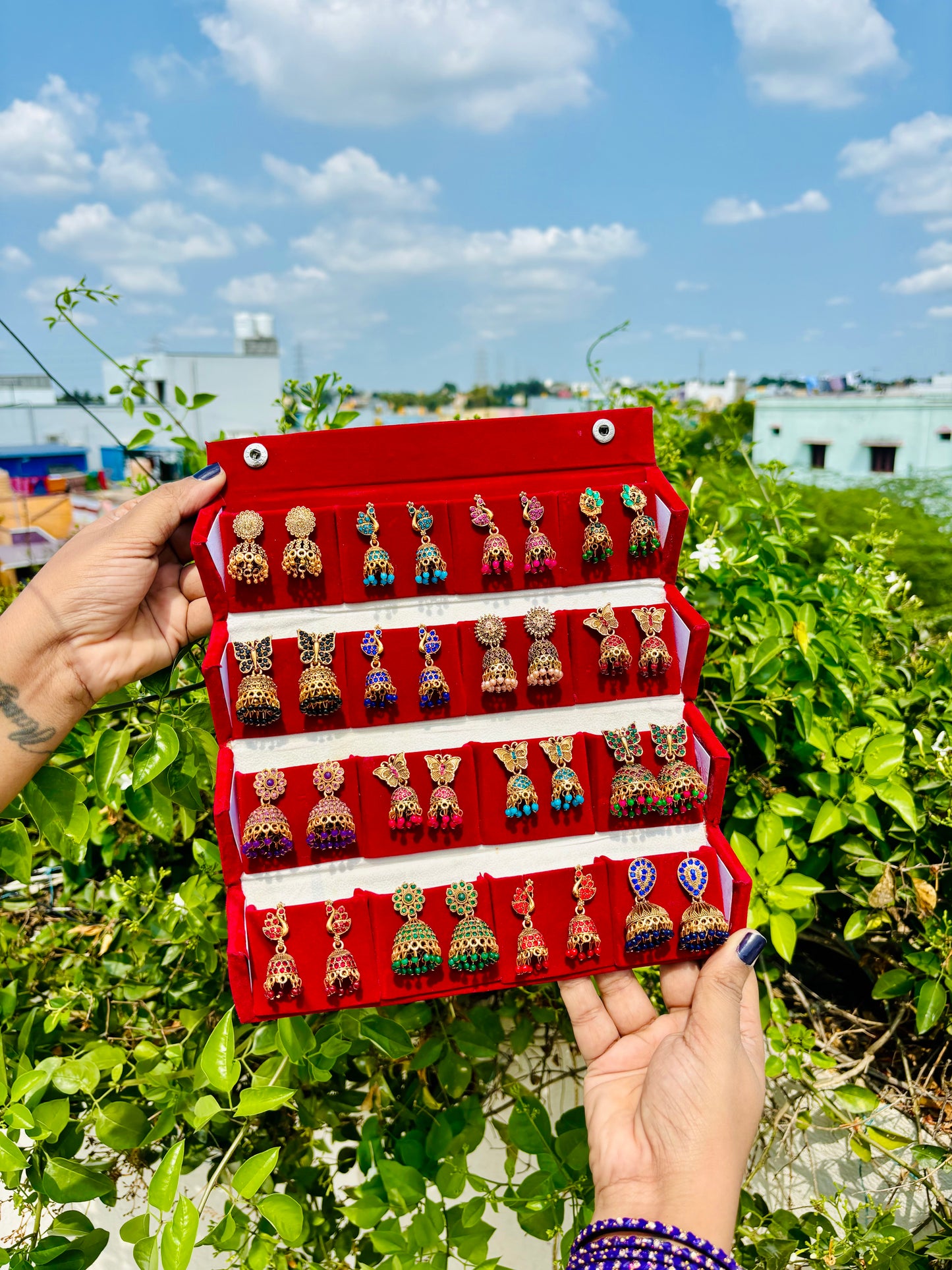 Trending jhumkas red box🎀