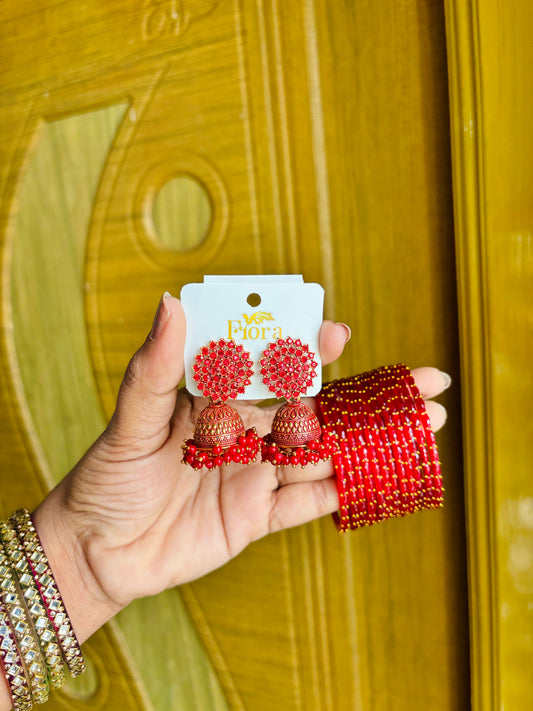 Red flower combo