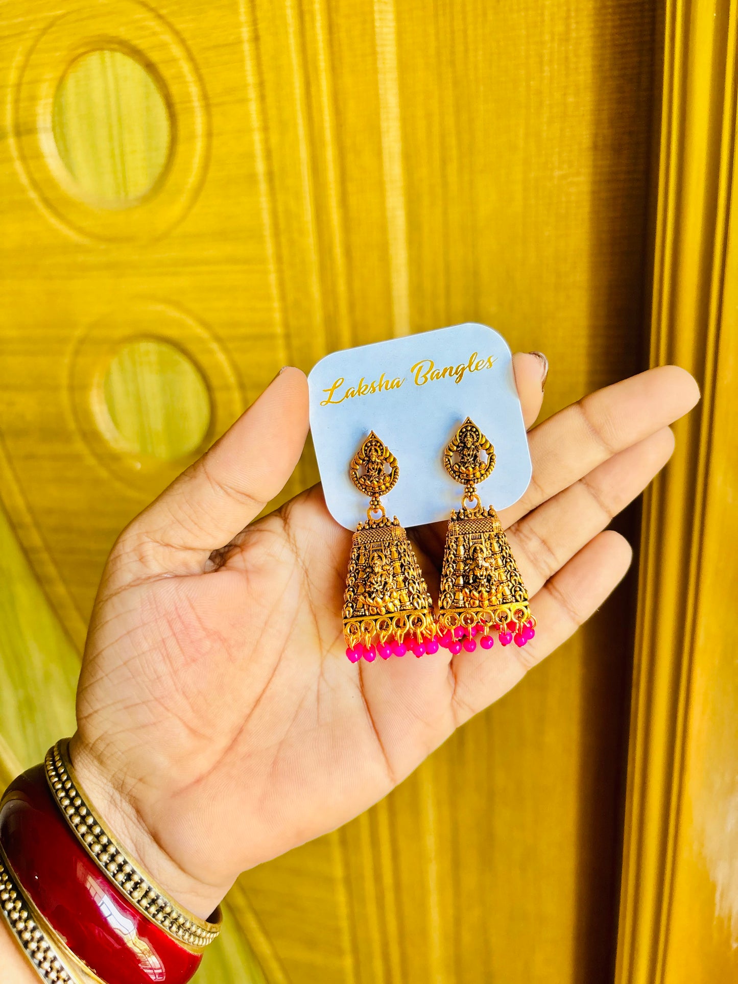 Gopuram jhumkas⚡️