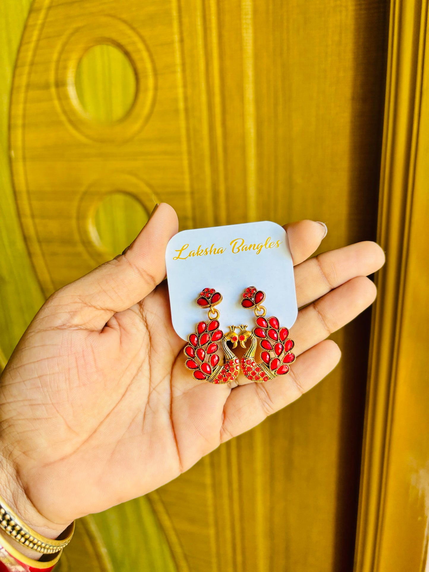 Thogai earrings🦚
