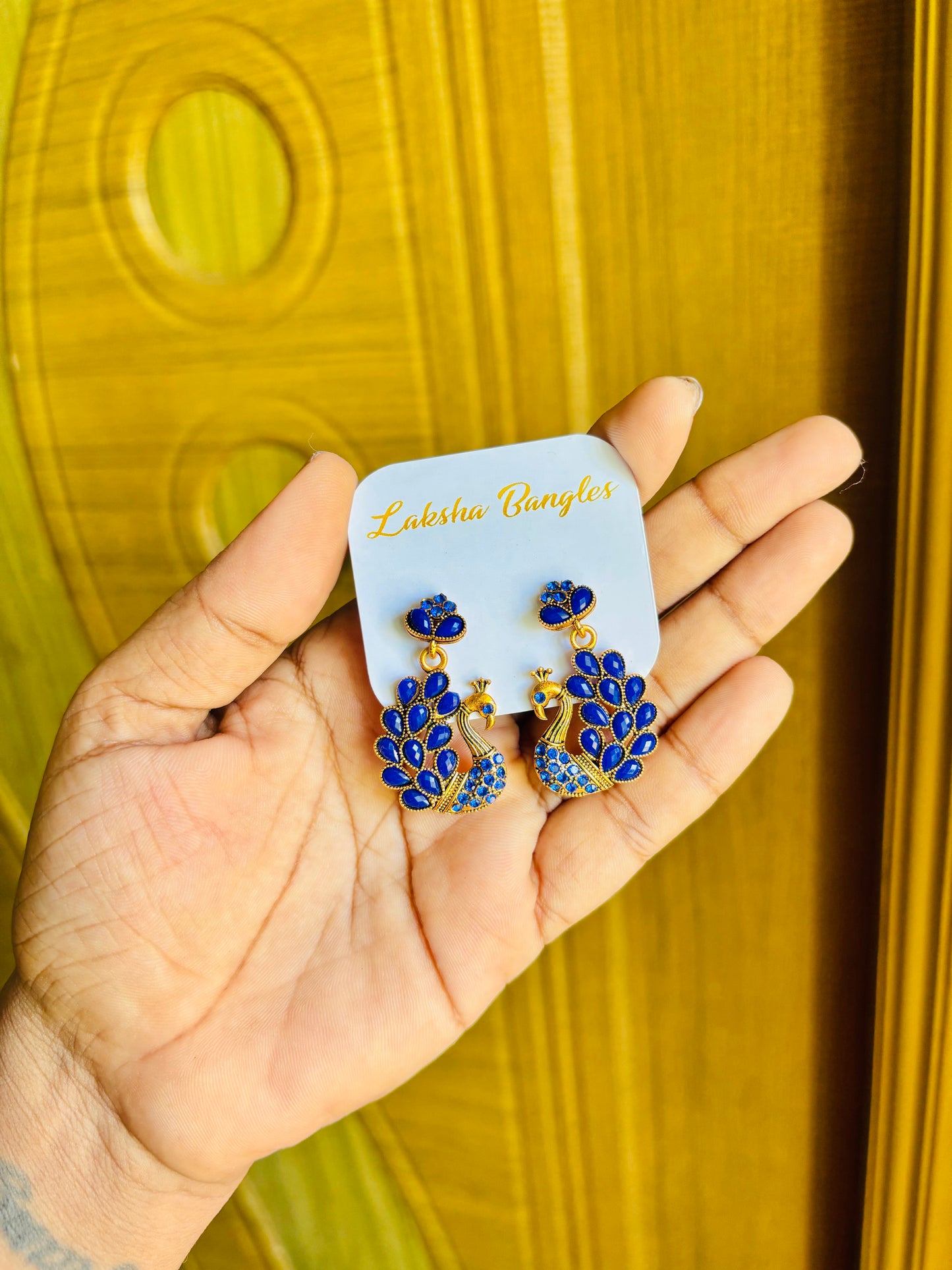 Thogai earrings🦚