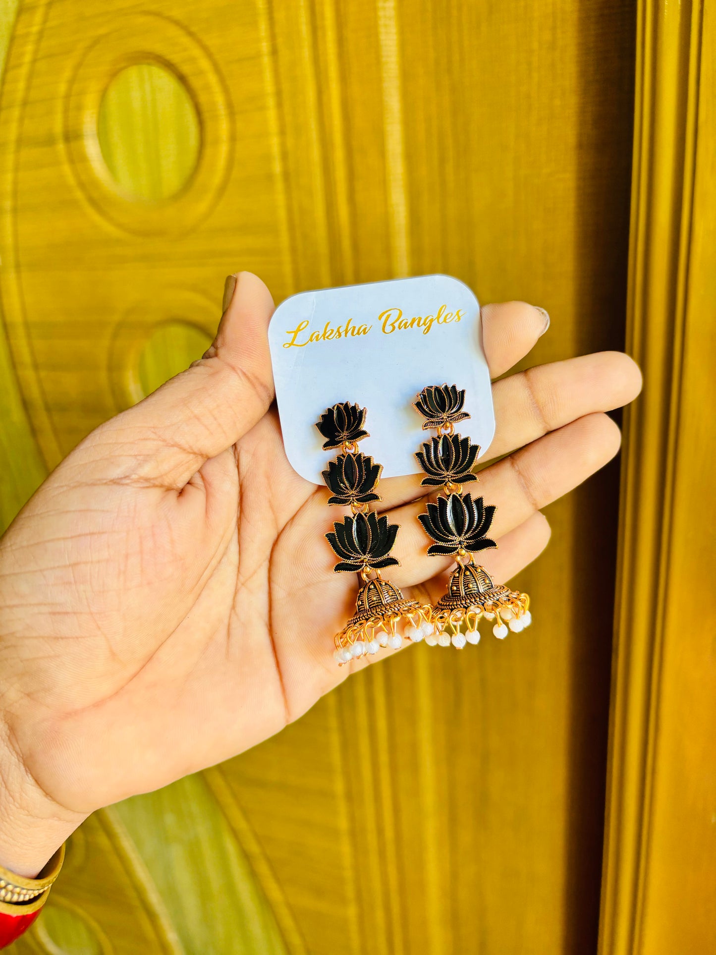 Lotus long earrings🪷