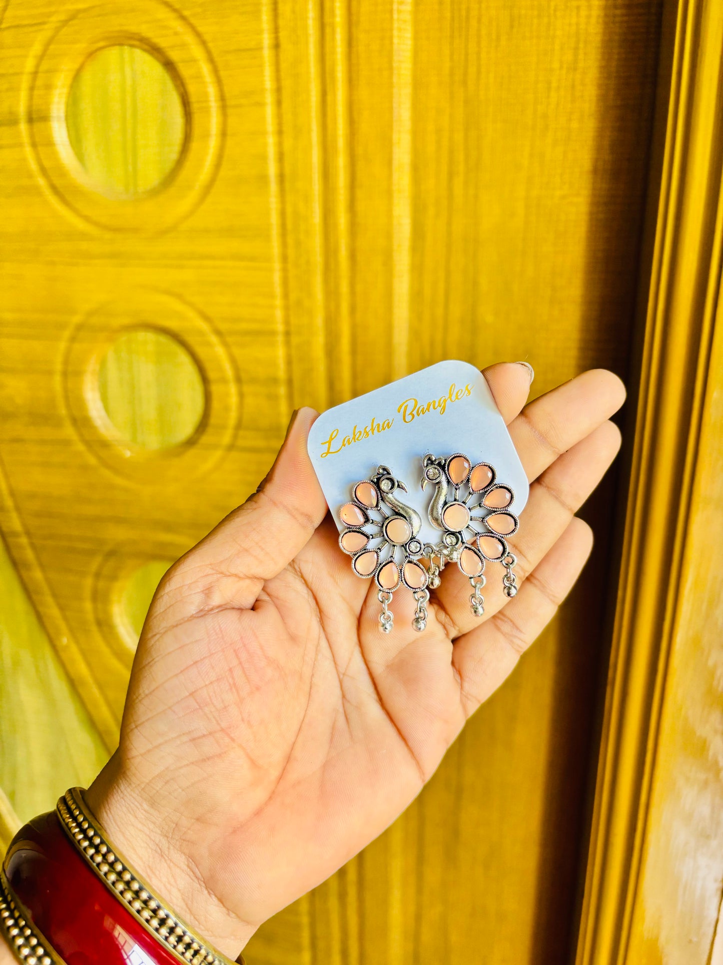 Silver Mayura earrings🦚💎