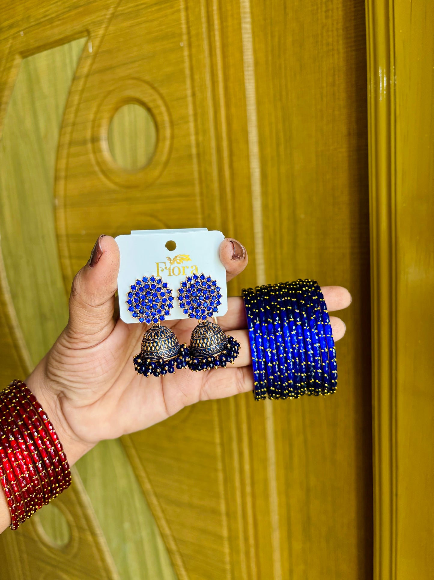 Dark blue flower combo