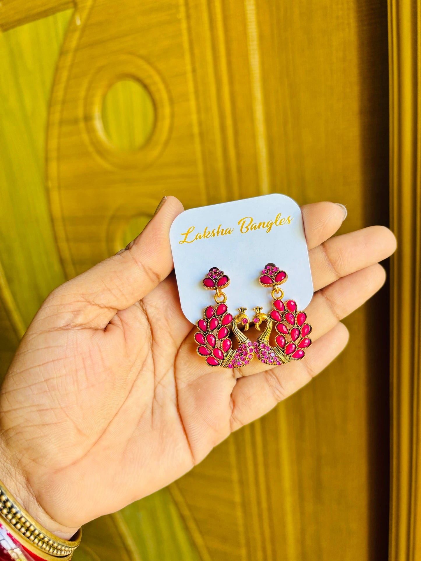 Thogai earrings🦚