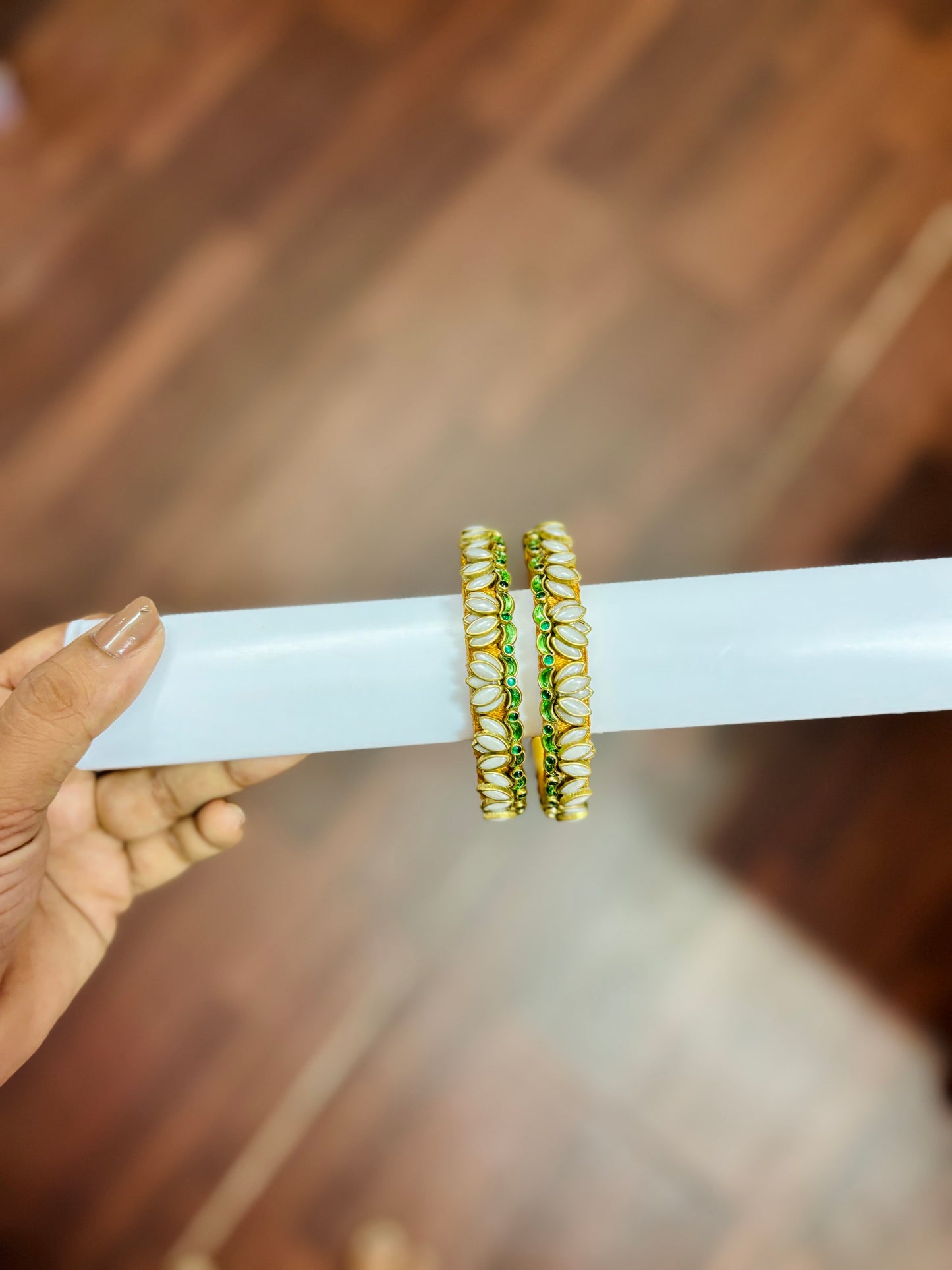 3D lotus bangles